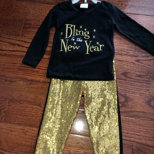New Years toddler outfit